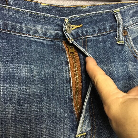 Lucky‎ Brand Mens Vintage Straight Blue Jeans size 36x32 Stretch Denim Pants - Picture 7 of 16